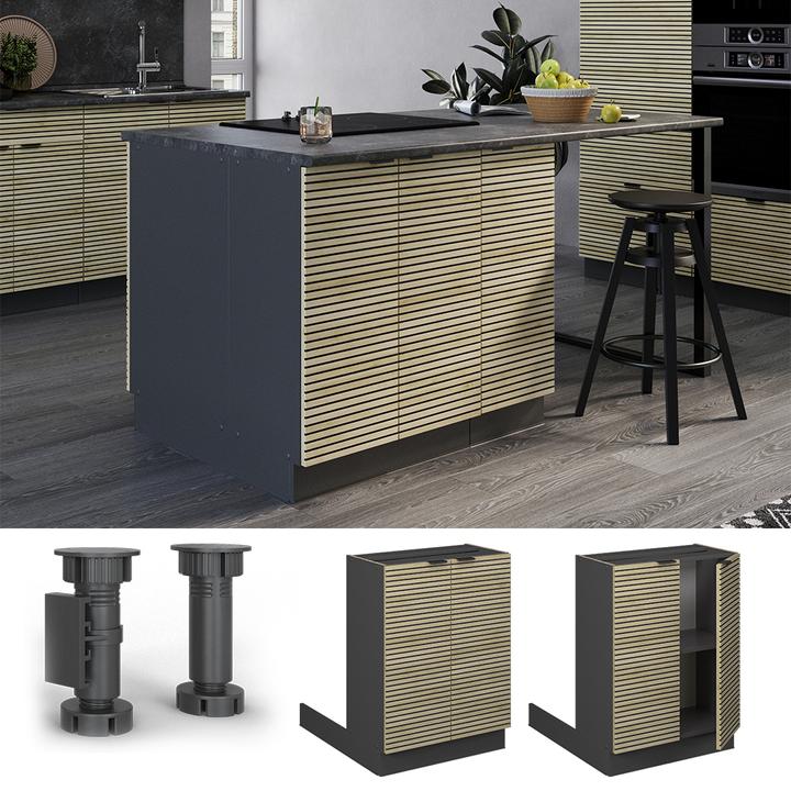 Image du produit Vicco Kücheninsel Fame-Line (30 x 60 x 82 cm)