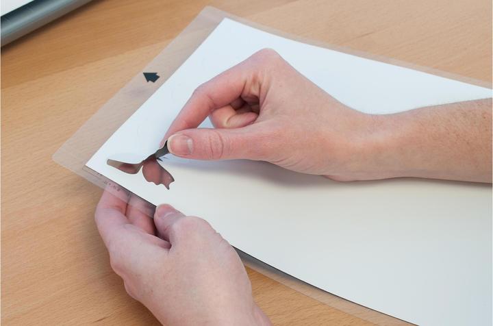 Image du produit Silhouette Adhésif pour papier magnétique