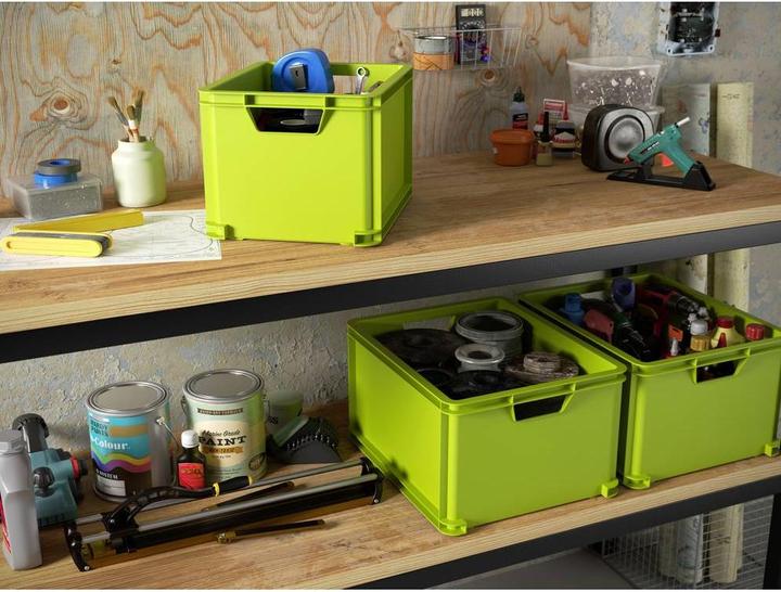 Actual product image Curver 259599 Storage box Unibox Classic 75th anniversary edition turquoise blue 1 S (15 l)