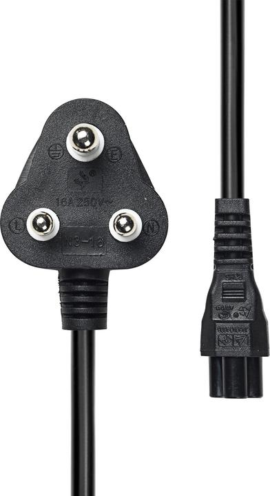 Produktbild ProXtend Power Cord South Africa Angled to C5 2M Black (2 m)