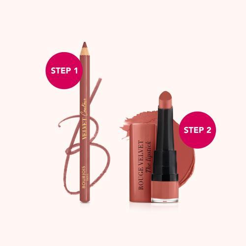 Actual product image Bourjois Rouge Velvet The Lipstick (46 Honey nougat)