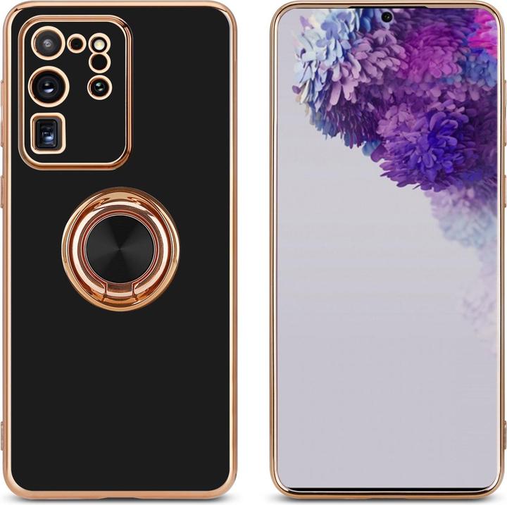 Produktbild Cadorabo Hülle für Samsung Galaxy S20 ULTRA im TPU mit Kameraschutz und Ring LM089 Style (Samsung Galaxy S20 Ultra)