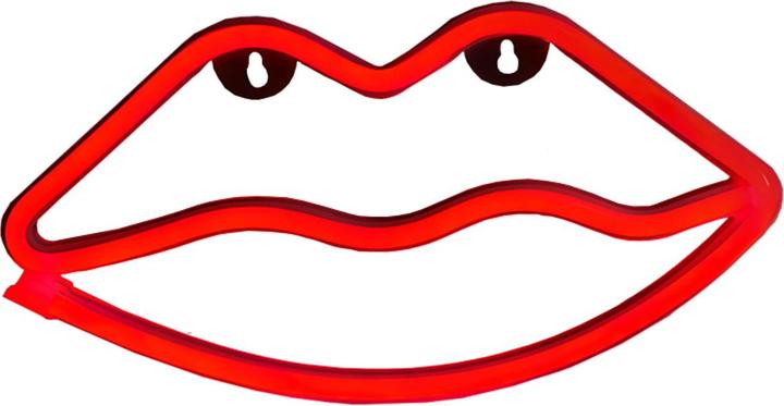 Image du produit Forever Light Lampe LED Néon LIPS rouge Bat + USB FLNEO8 (2 cm)
