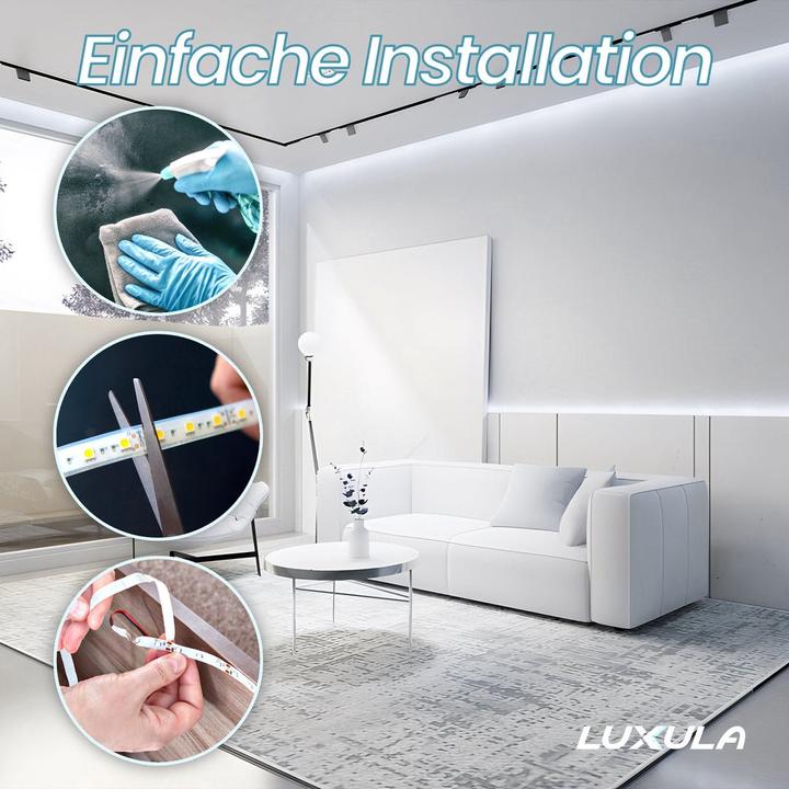Immagine prodotto Luxula Strisce LED (Bianco caldo, 500 cm, Interno)