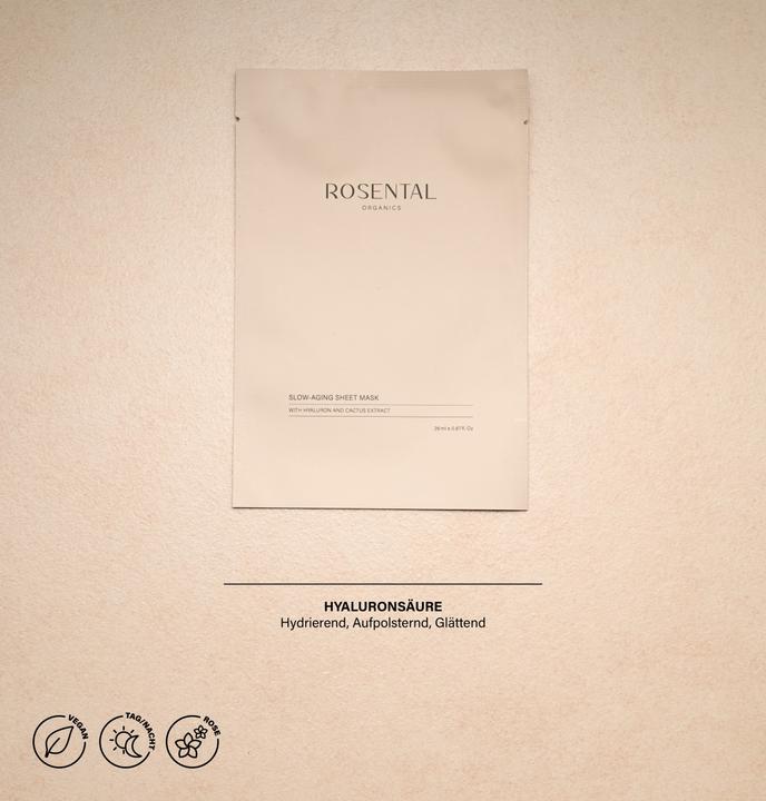 Actual product image Rosental Organics Rosental Face Care - Slow-Aging Sheet Mask (26 ml)