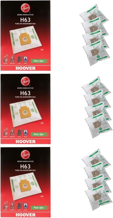 Energie-Label Hoover Staubsaugerbeutel-Set H63 (12 Stück) (12 x)