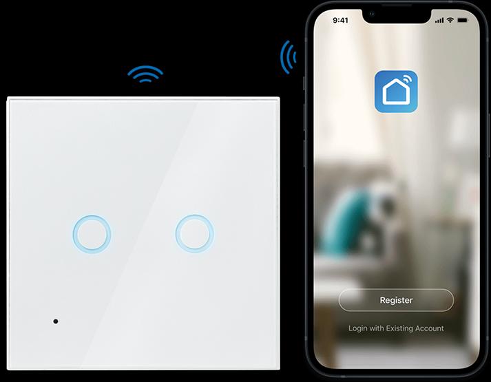 Image du produit LogiLink Maison intelligente Wi-Fi EU Light 2-Fold