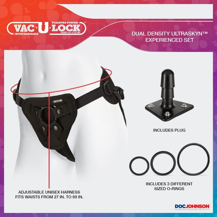 Productafbeelding Doc Johnson Vac-U-Lock - Kristallen Jellies Set