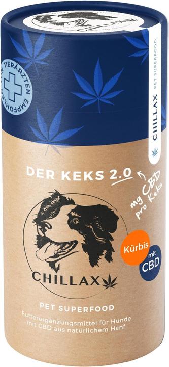 Produktbild Chillax Hundekekse Kürbis-Huhn 2mg CBD (Junior, Senior, Adult, 1 Stk., 385 g)
