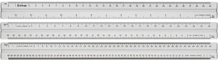 Produktbild Donau Maßstabslineal Aluminium (300 mm)