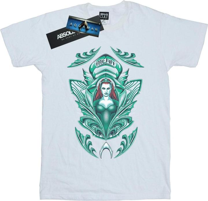 Immagine prodotto Aquaman Mera Crest Maglietta Ampia Donna (L)