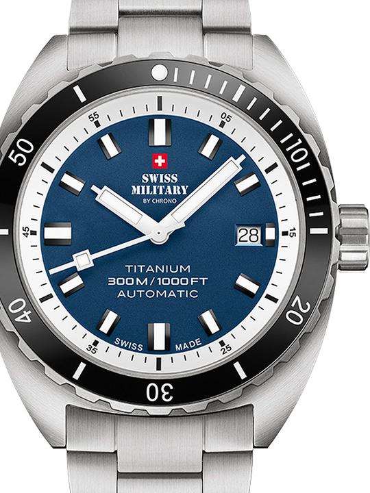 Image du produit Swiss Military SMA34100.03 Diver Titanium automatique 42mm 30ATM (Montre de plongée, 42 mm)