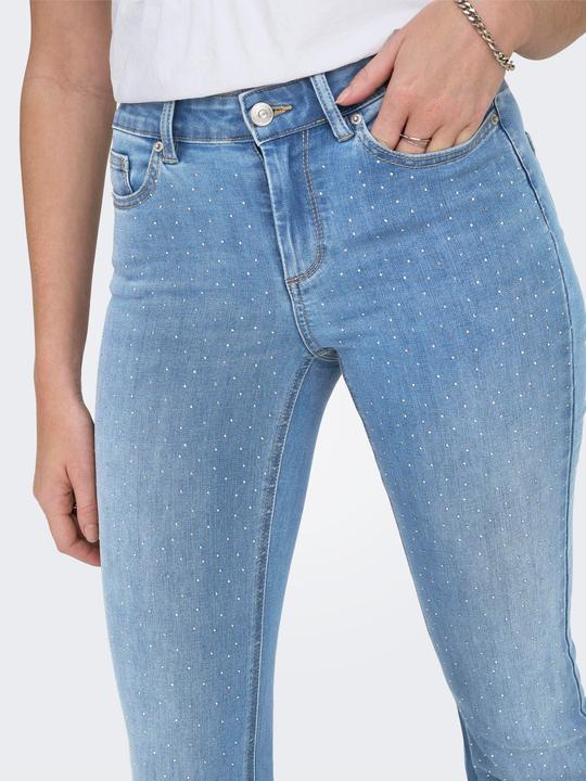 Image du produit Only ONLWAUW Mittlere Taille Ausgestellt Jeans Flared fit jeans (32)