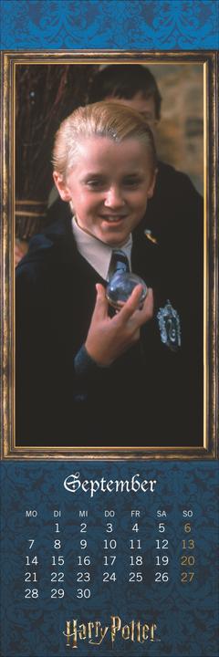 Actual product image Harry Potter Lesezeichen & Kalender 2026 (6 x 18 cm, Hardcover, German)