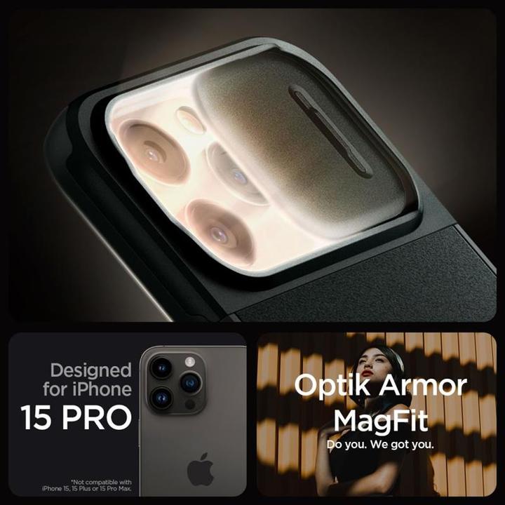 Produktbild Spigen Optik Armor (MagFit) (Apple iPhone 15 Pro)