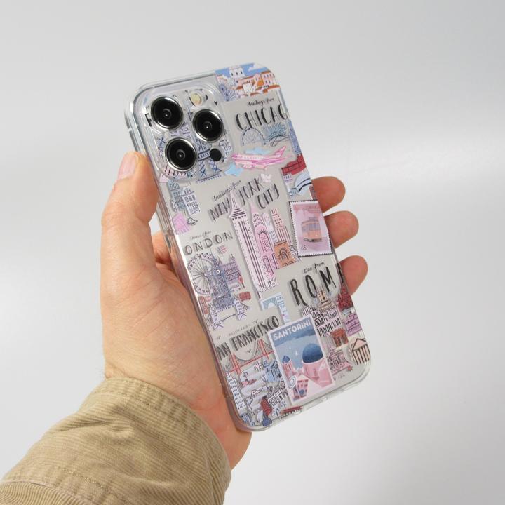 Produktbild PhoneLook Hülle Silikon Gummi Städte der Welt (Apple iPhone 15 Pro Max)