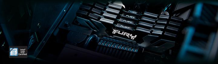 Image du produit Kingston 16Go 7600MT/s DDR5 CL38 DIMM FURY Renegade Silver XMP (1 x 16GB, 7600 MHz, RAM DDR5, DIMM)