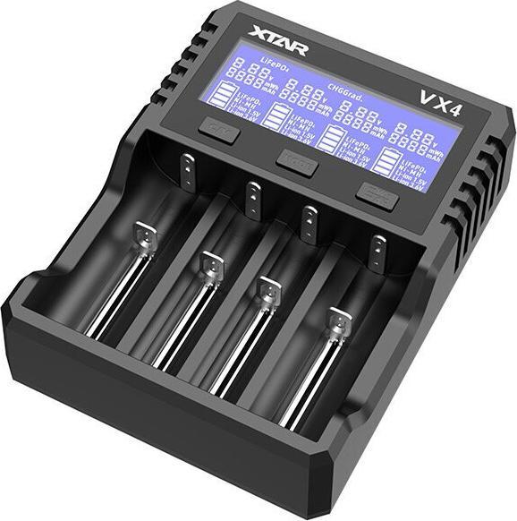 Produktbild Xtar Ladegerät für 18650 Akkus VX4 SET (Ladegerät inkl. Akku)