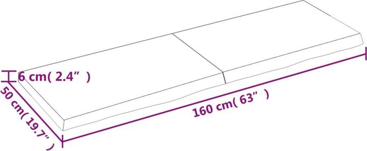 Image du produit VidaXL Emerald (160 x 6 x 50 cm)