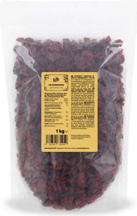 Produktbild KoRo Cranberries ohne Zuckerzusatz (1000g) (1000 g)