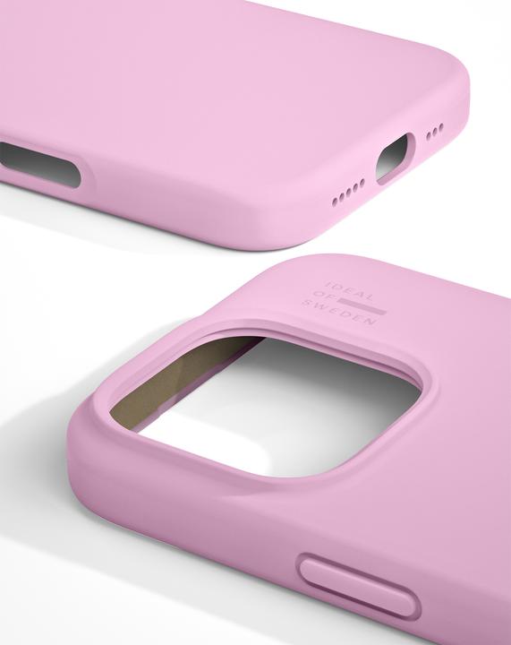 Actual product image iDeal Of Sweden iPhone 16 Pro Silicone Case - Bubble Gum Pink (Apple iPhone 16 Pro)