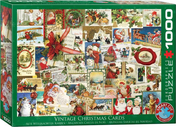 Produktbild Eurographics Antike Weihnachtskarten (1000 Teile)