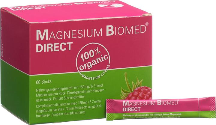 Produktbild Biomed Magnesium Direct (60 Stück, Granulat, 144 g)