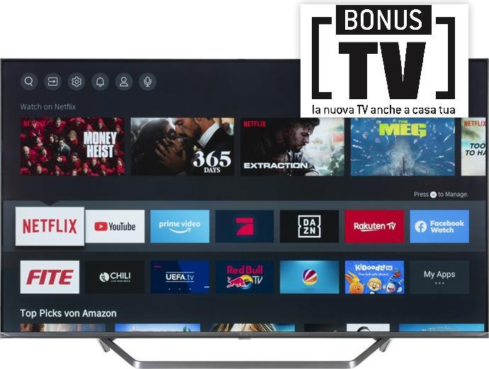 Actual product image Hisense 55U7QF (55", U7QF, QLED, 4K, 2020)