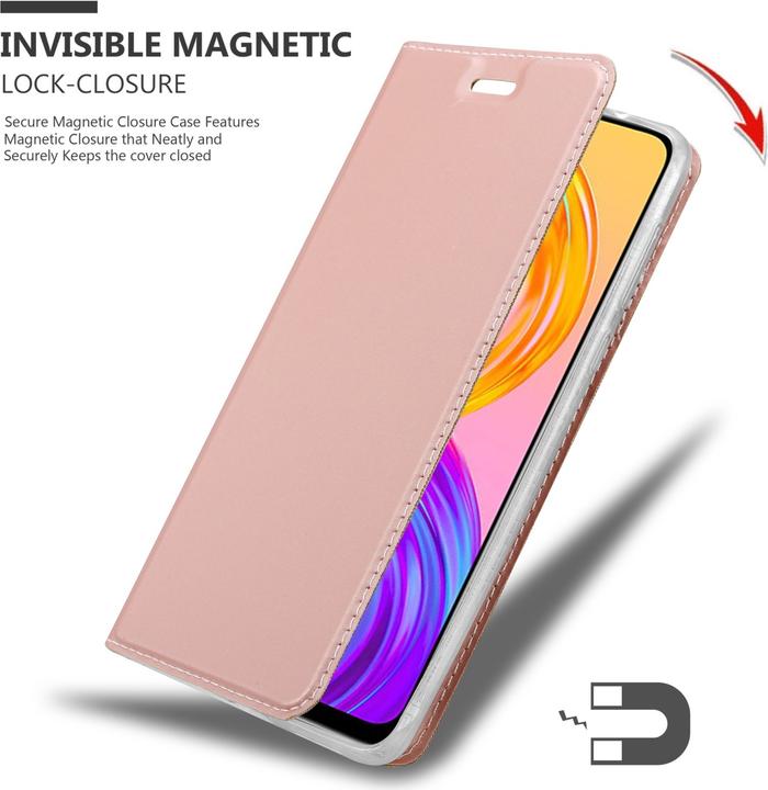 Produktbild Cadorabo Classy Book Hülle für Realme 8 4G / 8 PRO (Realme 8 Pro, realme 8)
