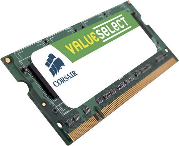 Produktbild Corsair ValueSelect (2 x 2GB, 667 MHz, DDR2-RAM, SO-DIMM)