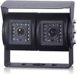 Produktbild 1/3 CMOS Dual Farb-Kamera 12V 120/92° schwarz Audio IR