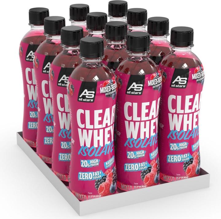 Produktbild All Stars Clear Whey Isolate (Mixed Berry, 1 x)
