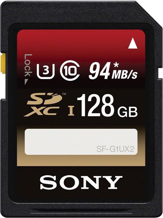Actual product image Sony Sf-G1ux2 (128 GB, SDXC, U3, UHS-I)
