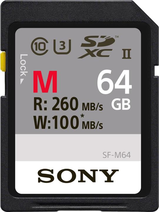 Sony Sf-M64 (64 GB, SDXC, U3, UHS-II)