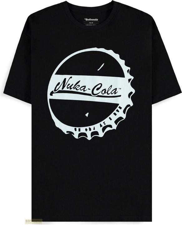 Difuzed Fallout - Black Nuka-Cola - Men's Short Sleeved T-shirt - XL (XL)