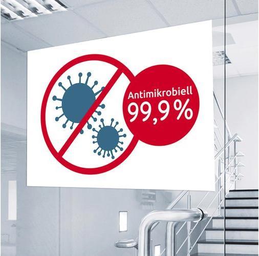 Produktbild Avery AVZ L8001-10 Antimikrobielle Etiketten 210x297mm weiss