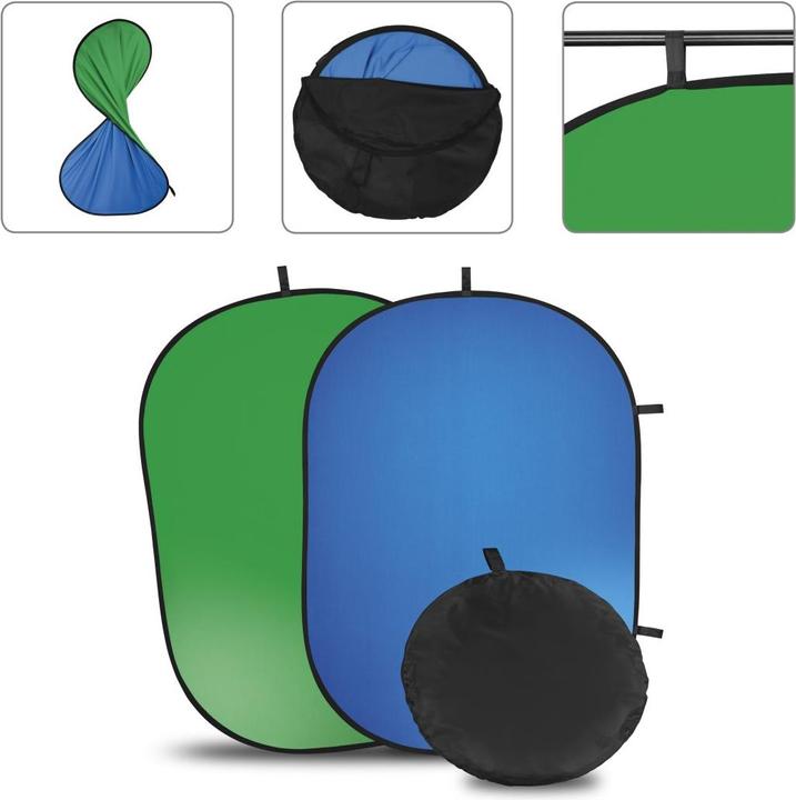 Immagine prodotto Hama Sfondo pieghevole 2in1 (150 cm, 200 cm)