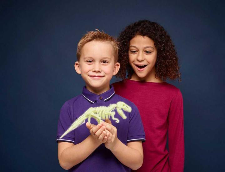 Actual product image Brainstorm T-Rex Skeleton Glow in the Dark