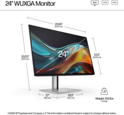 Immagine prodotto HP S7 Pro 724pn (1920 x 1200 pixel, 24")