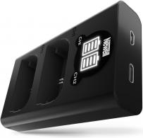 Produktbild Newell DL-USB-C Zweikanal-Ladegerät und LP-E6N-Akku-Set für Canon (Kamera Akku Ladegerät)