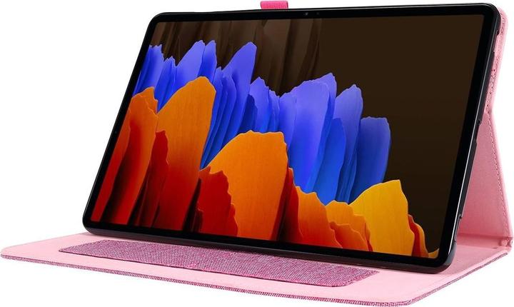Actual product image König Design Protective Tablet Case for Samsung Galaxy Tab S7 FE Case Cover Pocket Cases Pink (Galaxy Tab S7 FE)