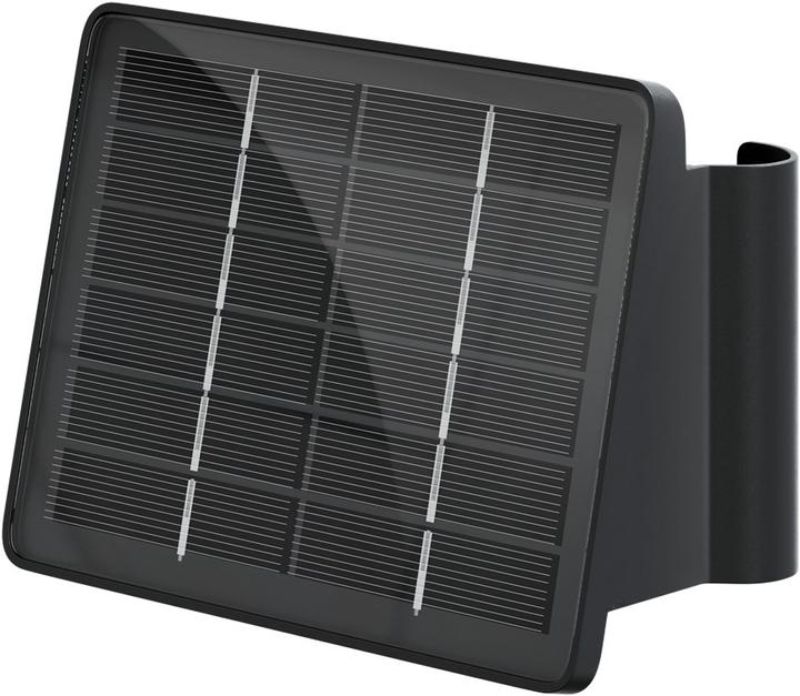 Goobay Quadros LED solar wall light, black (50 lm, IP44)