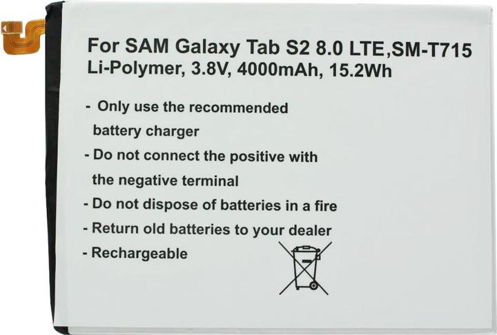 Produktbild AccuCell Akku EB-BT710ABE Samsung Galaxy Tab 2 8.0