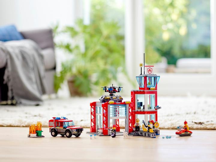 Image du produit LEGO La caserne de pompiers (60215, LEGO City)