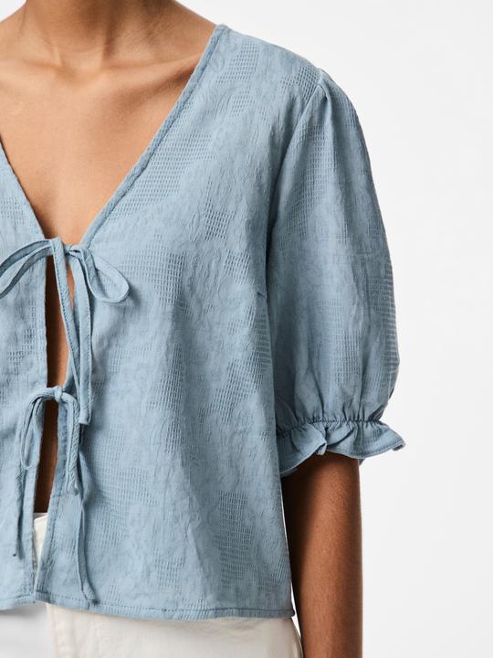 Produktbild Pieces PCRILEY GEBUNDENE Oberteil mit kurzen Ärmeln (XL)
