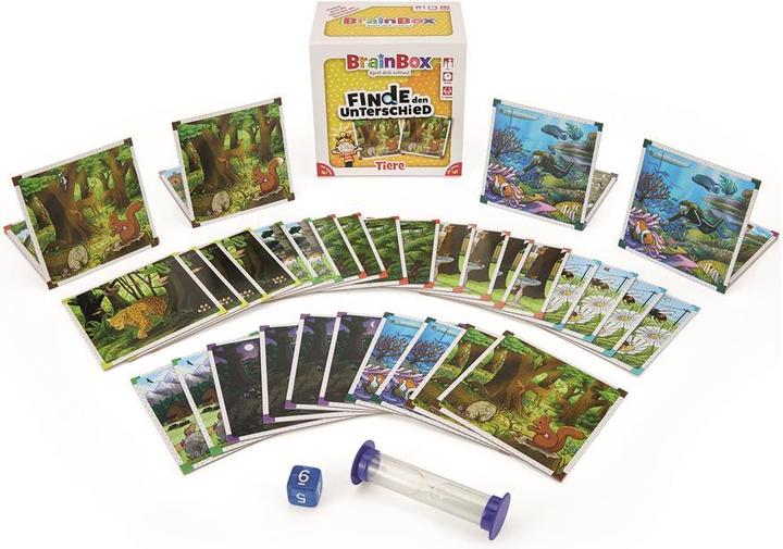 Image du produit Brainbox Trouver la différence - Animaux (Allemand)