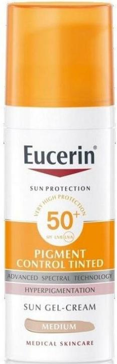 Produktbild Eucerin Pigment Control Spf50+ Mittlere Farbe 50ml (Sonnencreme Gesicht, SPF 50+, 50 ml, 103 g)