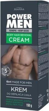 Produktbild Joanna Power Men Körperhaarentfernungscreme 6in1 Körperenthaarung für Männer Hanfsamen (Körpercreme)