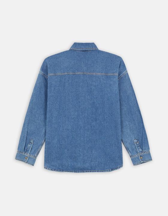 Actual product image Dickies Houston Ls Shirt Classic Blue (XS)