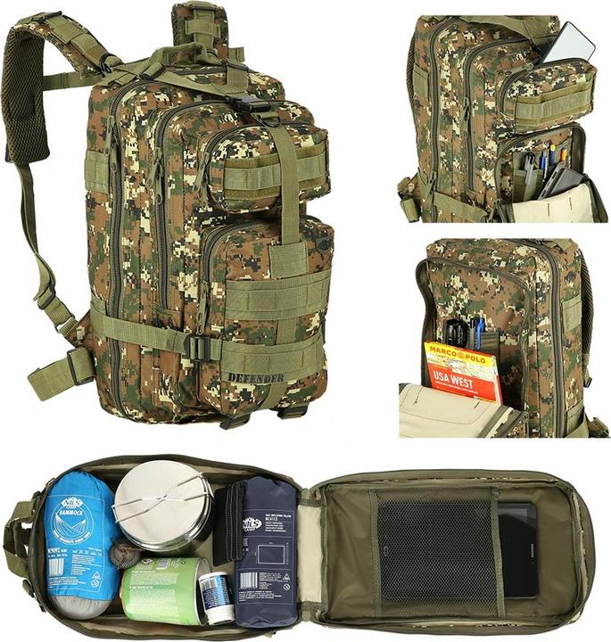 Nils CAMP DEFENDER Rucksack CBT7204 Grün Moro (30 l)